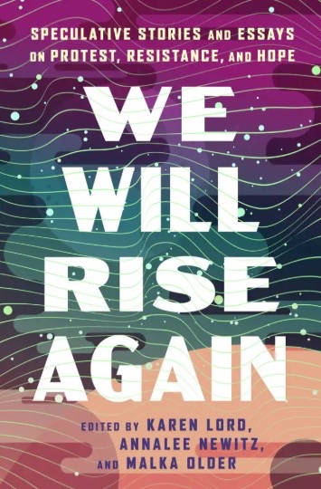 Cover of Karen Lord's book "We Will Rise Again".