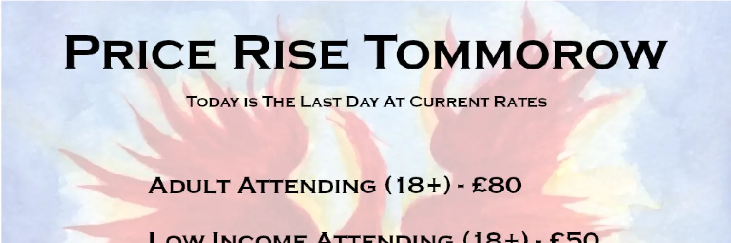 Phoenix with text of post over